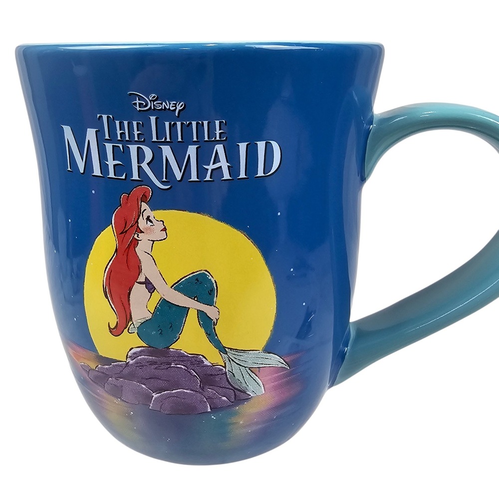 Disney‎ The Little Mermaid Ariel Blue Ceramic Coffee Mug Its A Mermaid Thing 5in